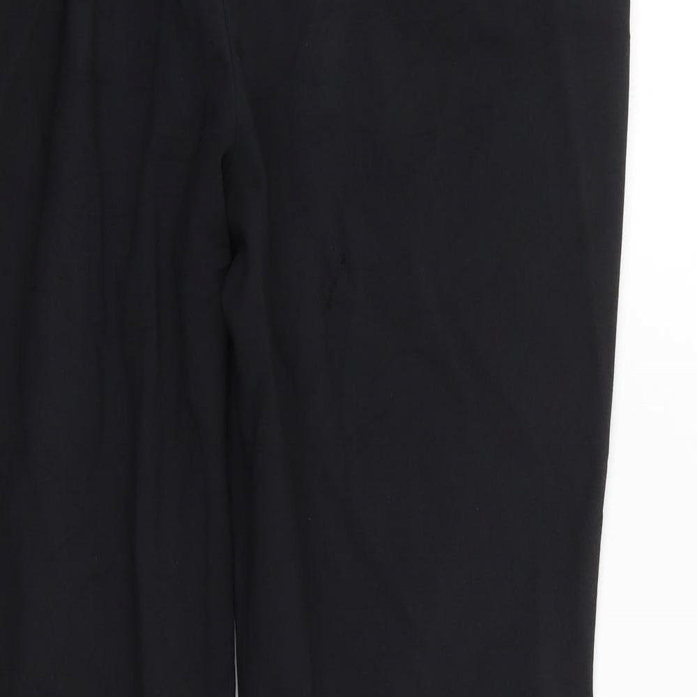 Womens UK Size 16 Marks and Spencer Regular Fit Black Trousers