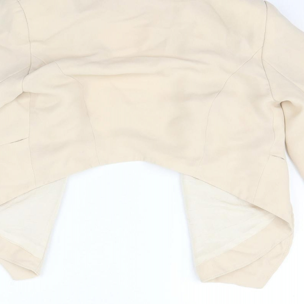 Topshop Womens Beige Cardigan Jumper Size 8