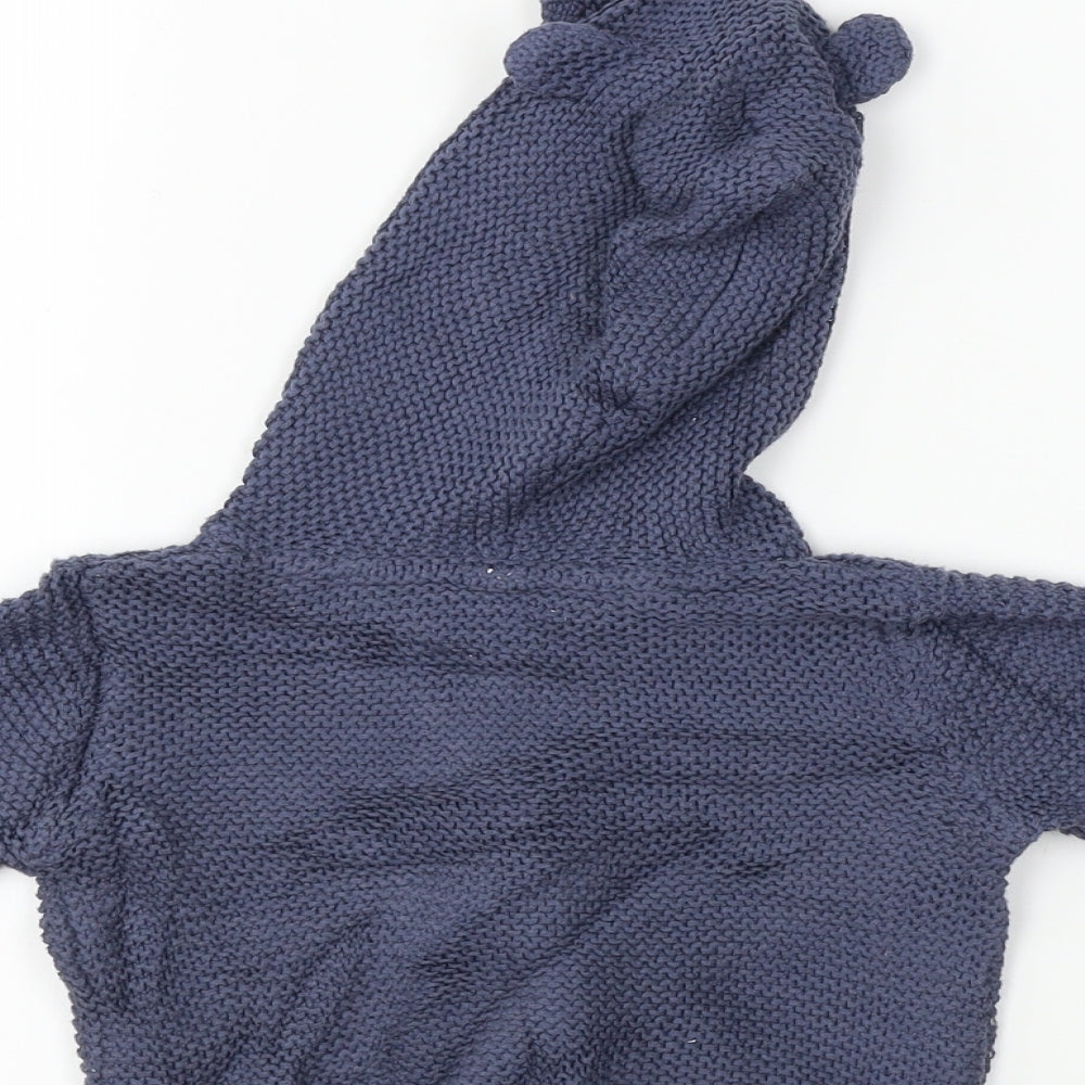 carters Boys Blue Cardigan Jumper Size 12-18 Months