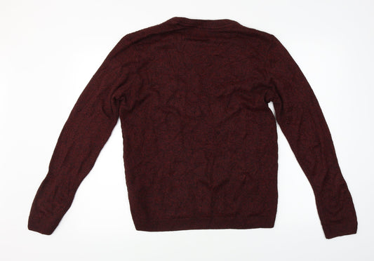 ASOS  Mens Red   Pullover Jumper Size S