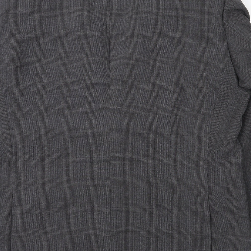 Mens UK Size 42 Greenwoods Regular Grey Suit Jacket