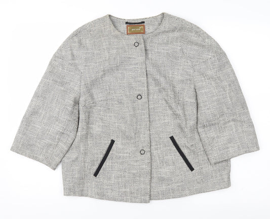 Womens UK Size 10 Per Una Grey Jacket