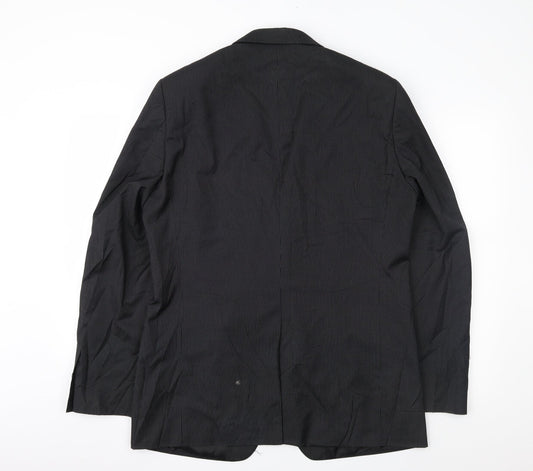 Mens UK Size 42 H&M Regular Black Suit Jacket
