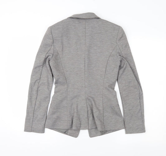 H&M Womens Grey   Jacket Suit Jacket Size 6