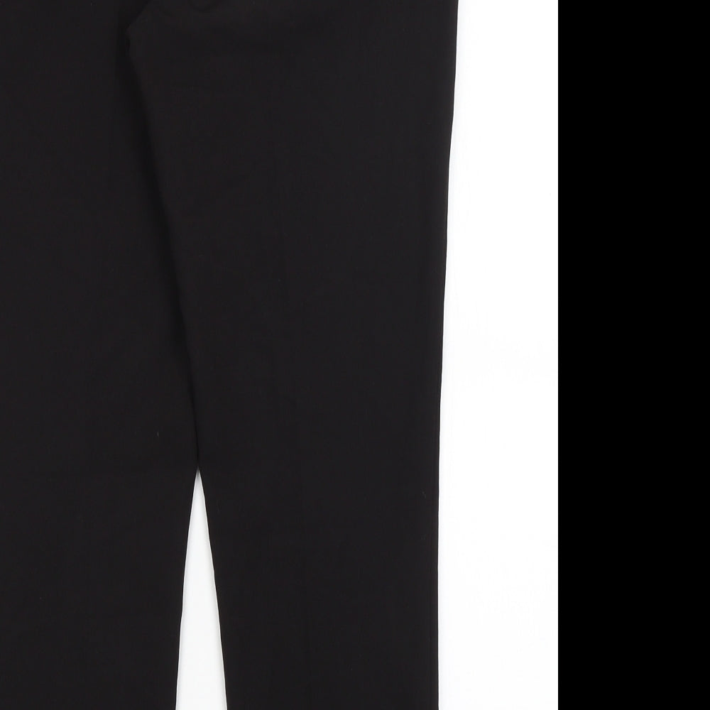 Womens UK Size 6 ASOS Regular Fit Black Trousers