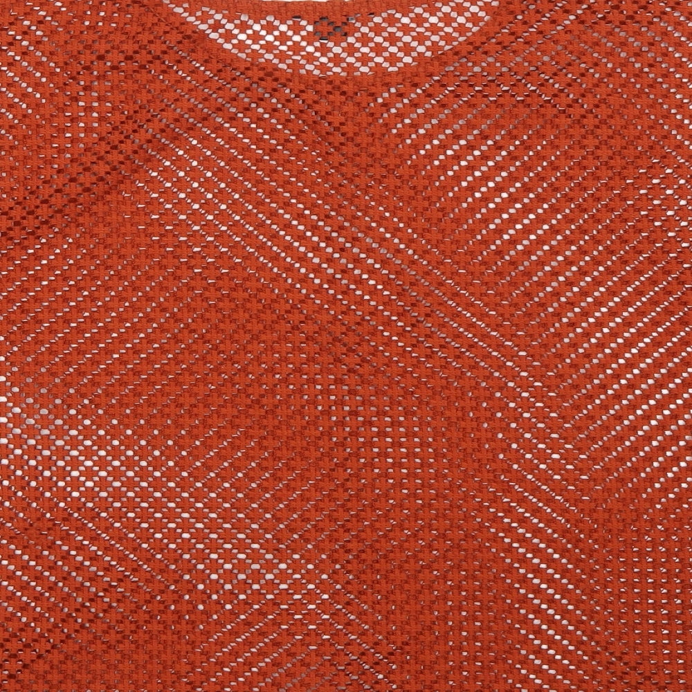 ESMARA Womens Orange Basic Blouse Size M