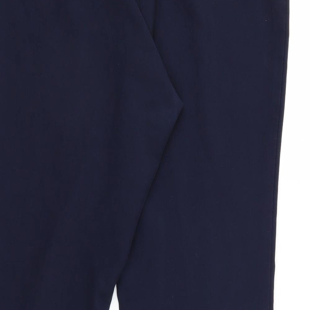 Womens UK Size 16 BM collection Regular Fit Blue Trousers