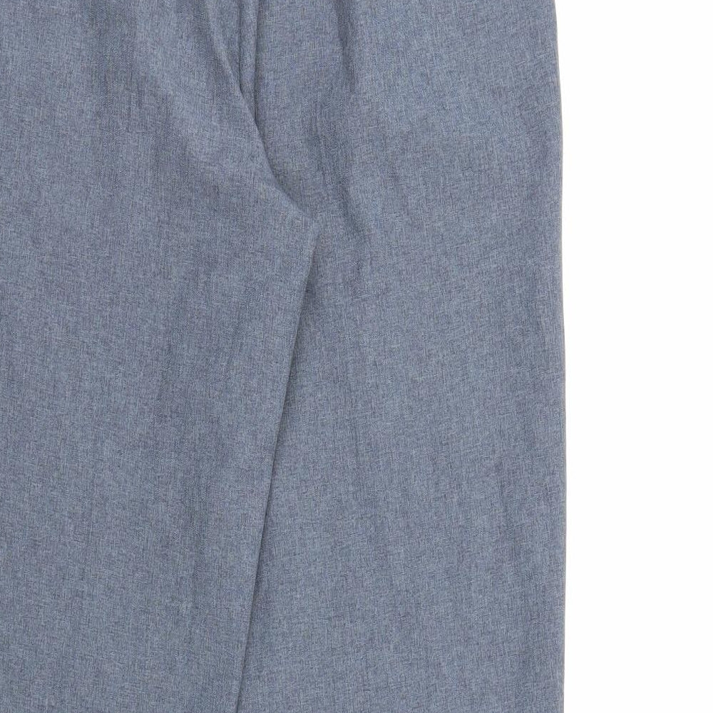 Bonmarché Womens Blue Trousers Size 12 L29 in