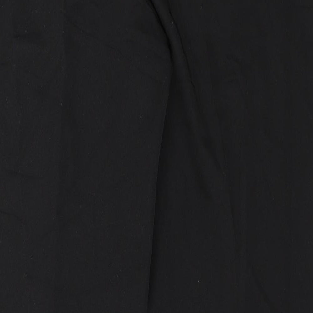 Salonwear Womens Black Dress Pants Trousers Size 12 L25 in
