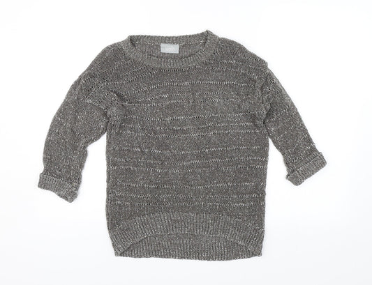 Wallis Womens Grey Pullover Jumper Size S