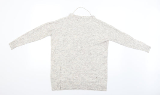 VERO MODA Womens Grey Pullover Jumper Size M