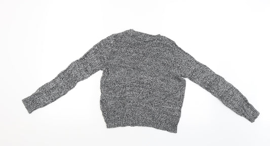 Preworn Womens Black Pullover Jumper Size XS