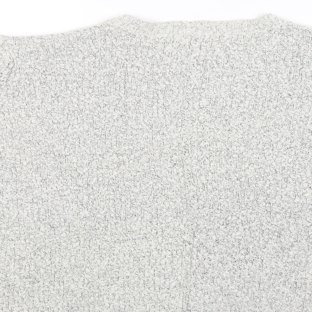 New Look Womens Grey Pullover Jumper Size S