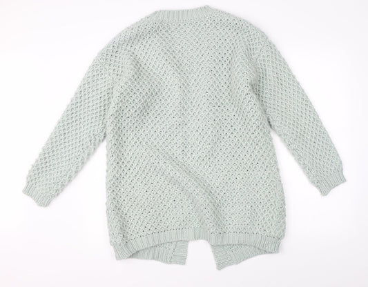 Atmosphere Womens Green Knit Cape Jumper Size 12