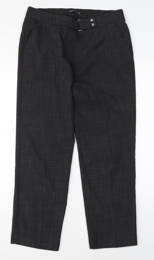 Marks & Spencer Womens Grey Dress Pants Trousers Size 12 L26 in