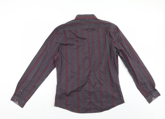 NEXT Mens Multicoloured Striped Button-Up