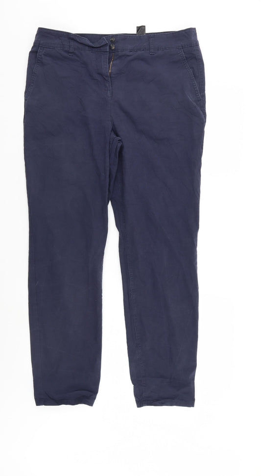 Next Womens Blue Straight Jeans Size 4 L34 in