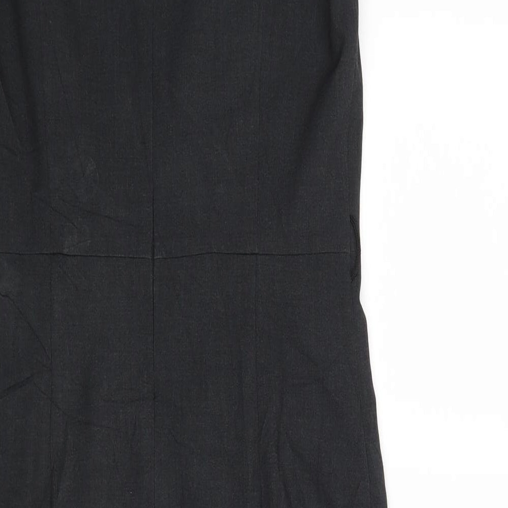 M&S Womens Grey Pencil Dress Size 10