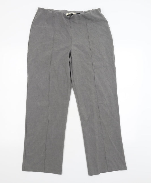 Womens UK Size 12 Epilogue Regular Fit Grey Trousers