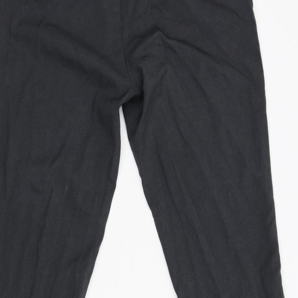 Womens UK Size 14 Damart Regular Fit Grey Trousers