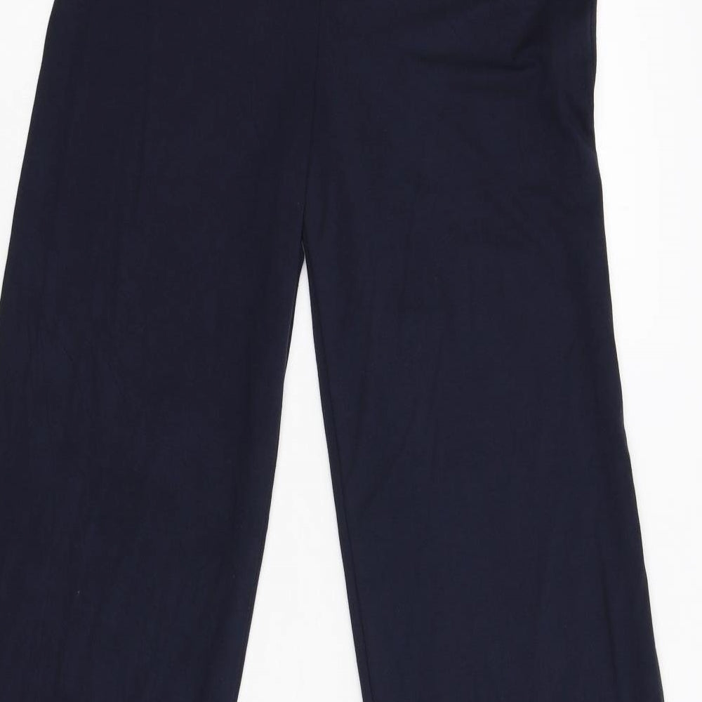 Womens UK Size 8 Preworn Regular Fit Sweatpants Blue Trousers