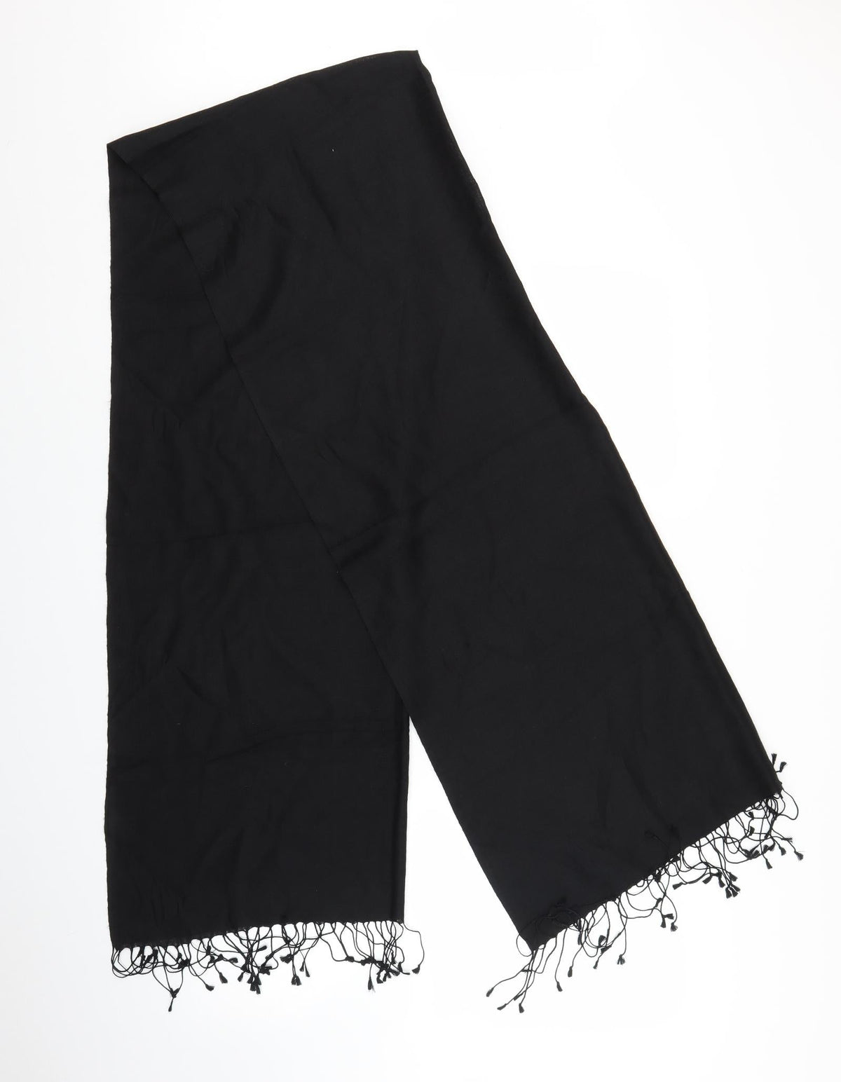Preworn Womens Black Scarf