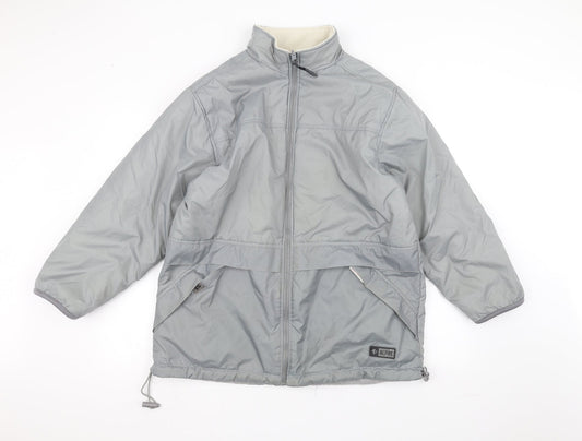 Womens UK Size 12 Active Grey Pea Coat