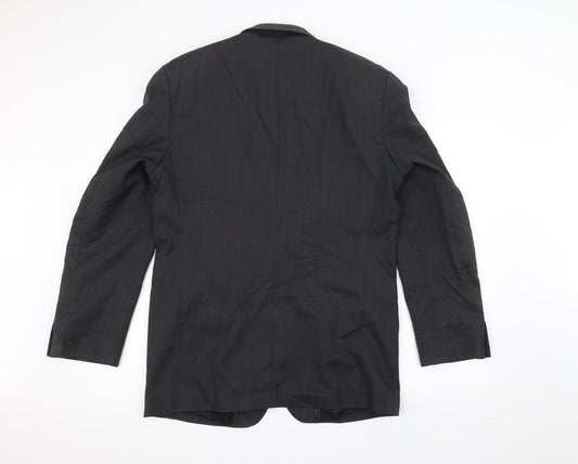 Mens UK Size 38 Burton Regular Grey Suit Jacket