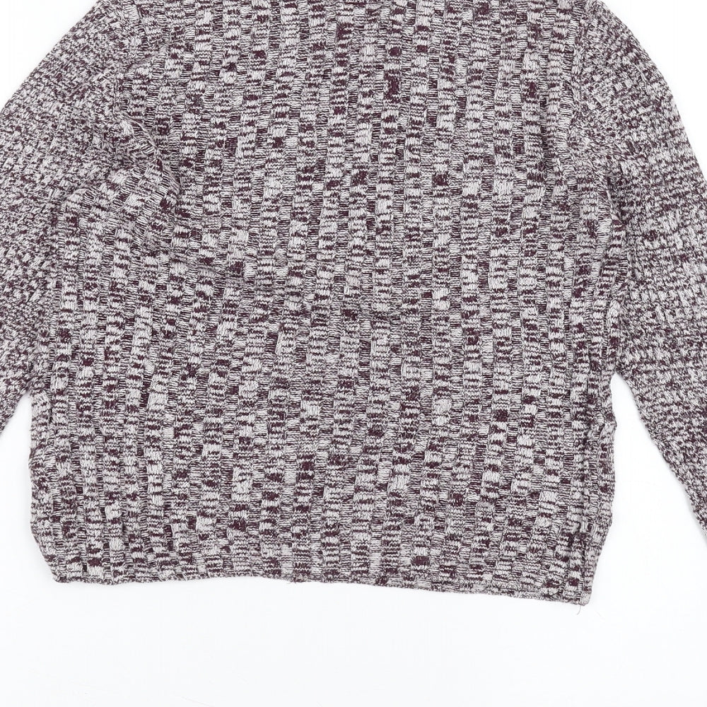 Topshop Mens Purple Pullover Jumper Size S