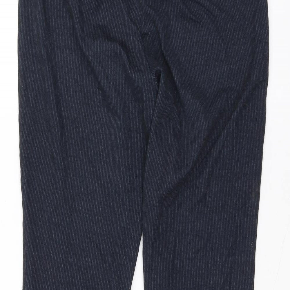 Womens UK Size 10 NEXT Regular Fit Blue Trousers
