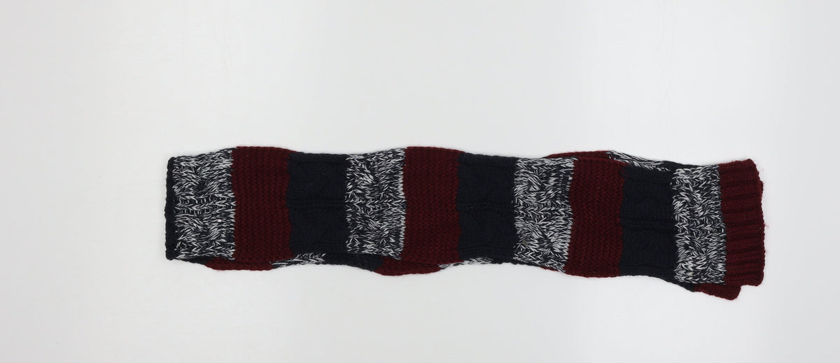 Primark Mens Multicoloured Striped Scarf Size Regular