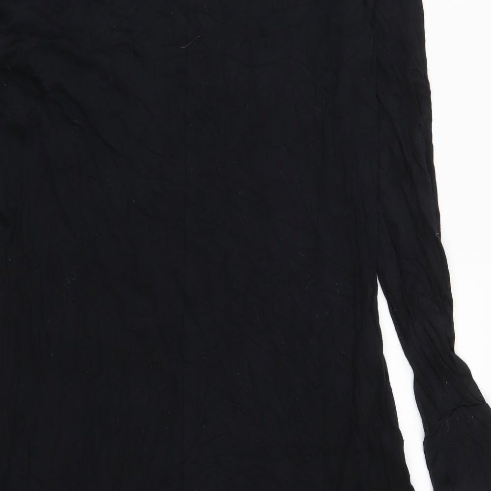 Marks and Spencer Womens Black T-Shirt Dress Size 8