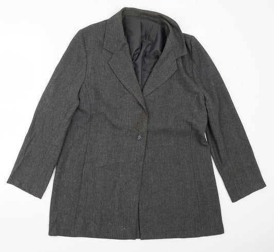 Womens UK Size 16 Berkertex Grey Jacket