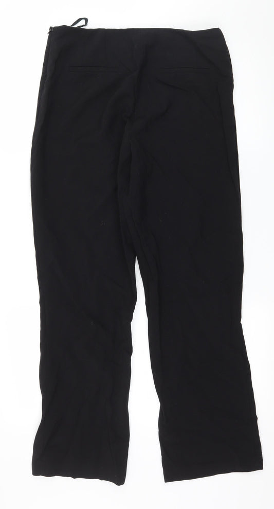 Debenhams Womens Black Trousers Size 12 L28 in