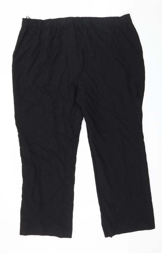 Bonmarché Womens Black Trousers Size 20 L27 in
