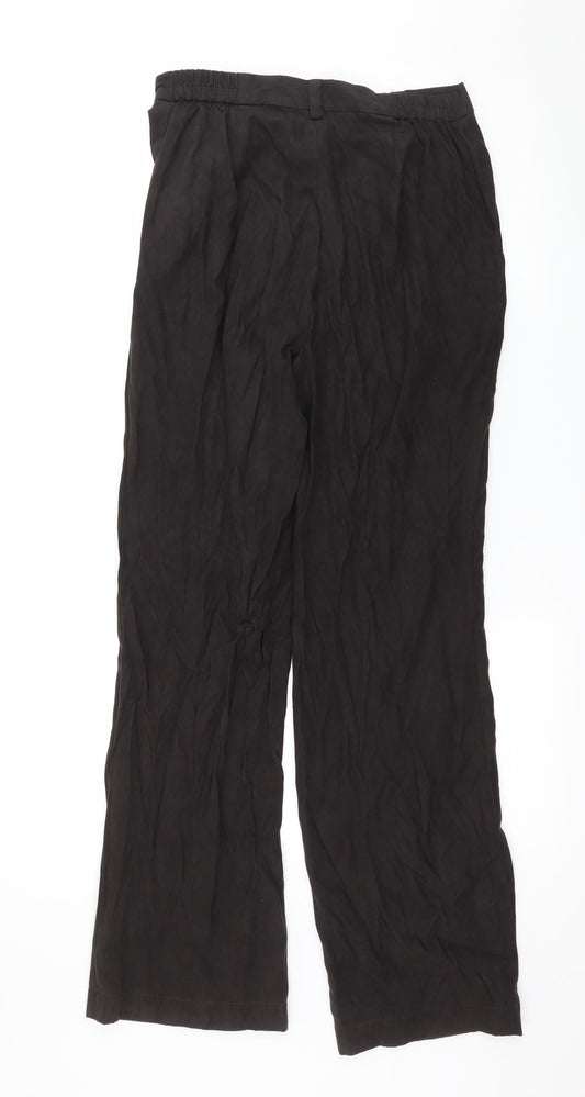 Womens UK Size 10 Jumper Regular Fit Brown Trousers