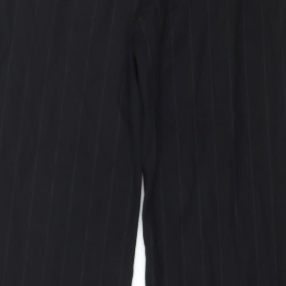 Womens UK Size 12 NEXT Regular Fit Black Trousers
