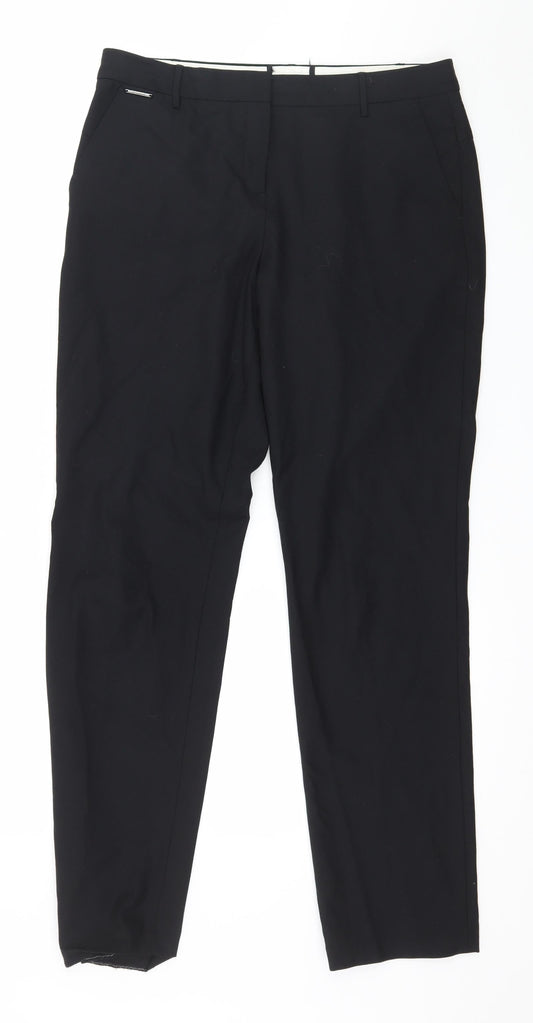Womens UK Size 32 in Autograph Regular Fit Black Trousers