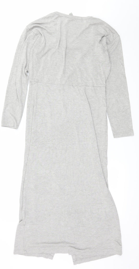 ASOS Womens Grey Jersey T-Shirt Dress Size 10
