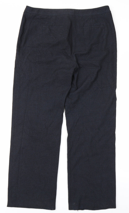 CC Womens Blue Trousers Size 14 L27 in