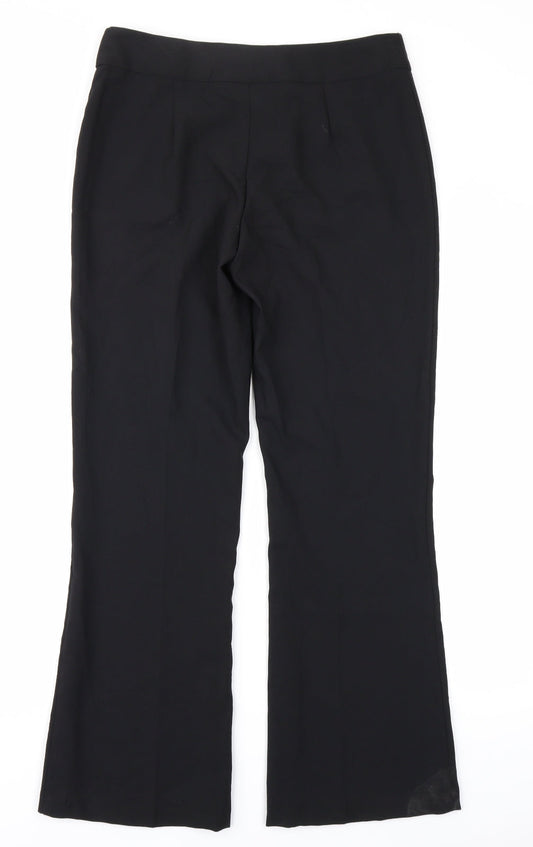 George Womens Black Trousers Size 10 L27 in