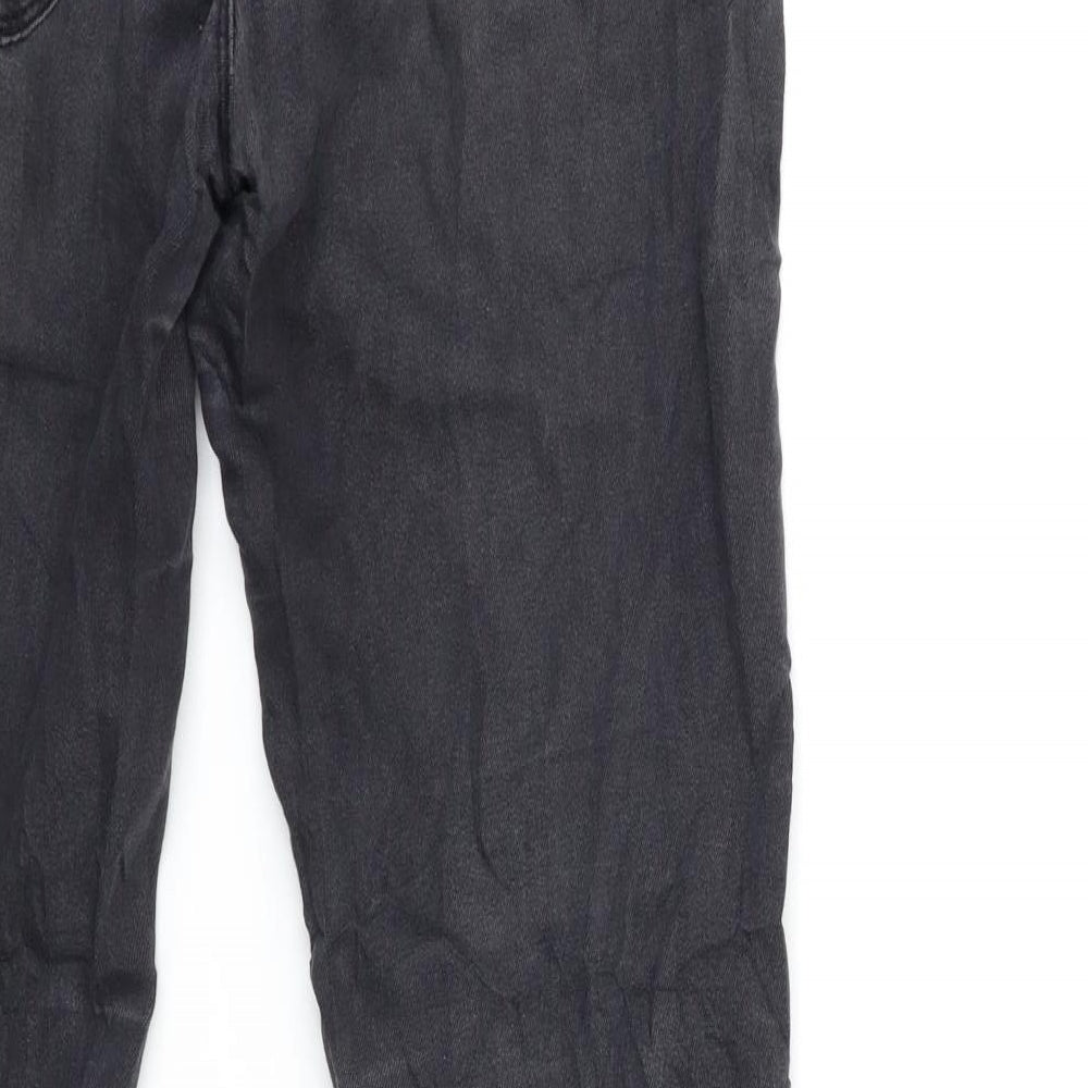 Denim & Co. Womens Grey Denim Skinny Jeans Size 8 L28 in