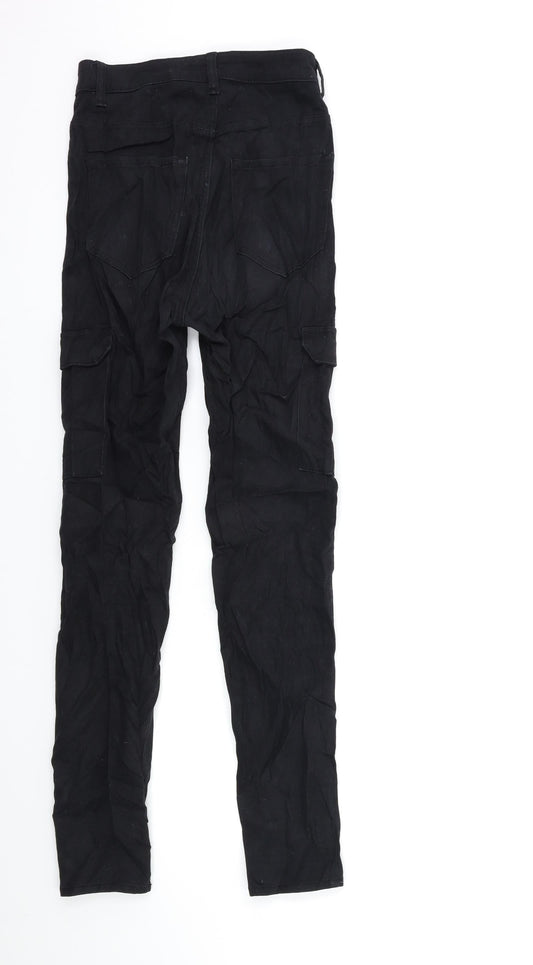 Womens UK Size 6 H&M Regular Fit Skinny Black Jeans