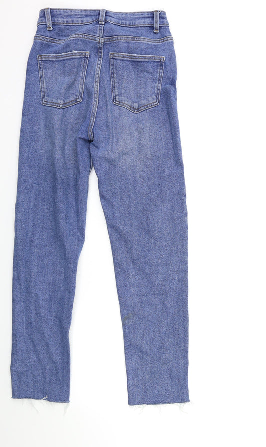 Denim & Co. Womens Blue Denim Skinny Jeans Size 6 L27 in