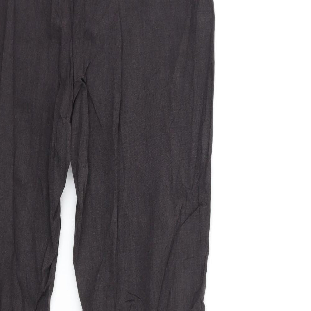 Womens UK Size 10 NEXT Regular Fit Grey Trousers