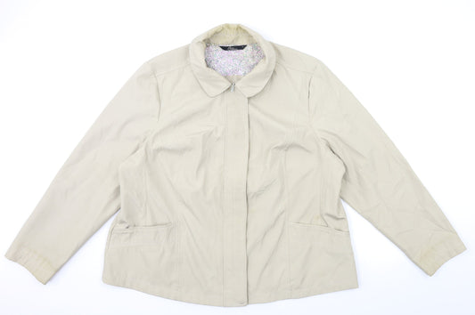 Bonmarché Womens Beige Jacket Size L