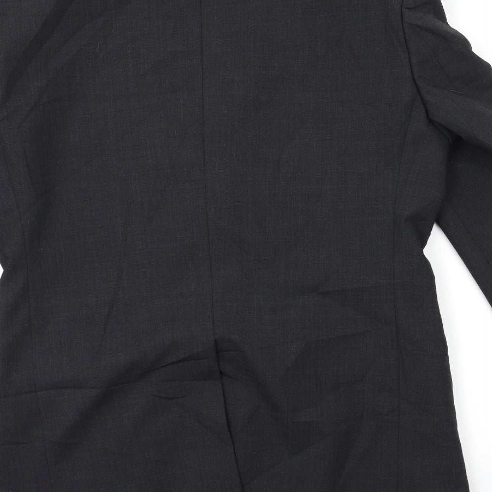 Mens UK Size 38 Charlton Grey Regular Grey Suit Jacket
