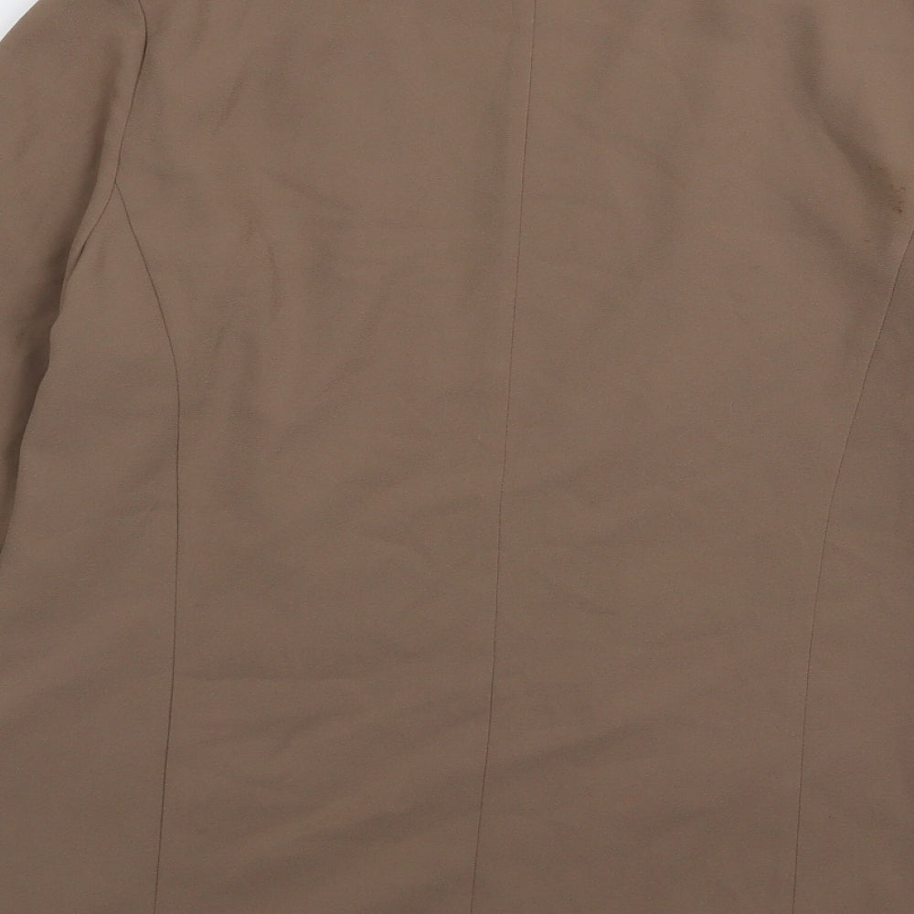 Warehouse Womens Beige Jacket Blazer Size 6