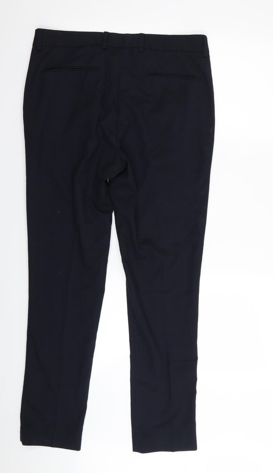 new look men Mens Blue Trousers Size 34 in L31 in