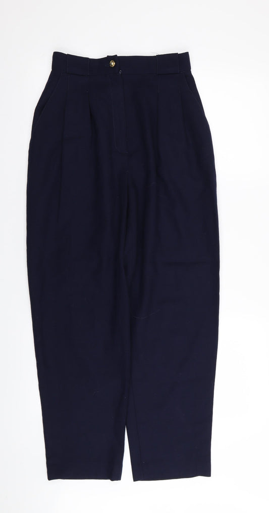 Womens UK Size 10 Precis Regular Fit Blue Trousers